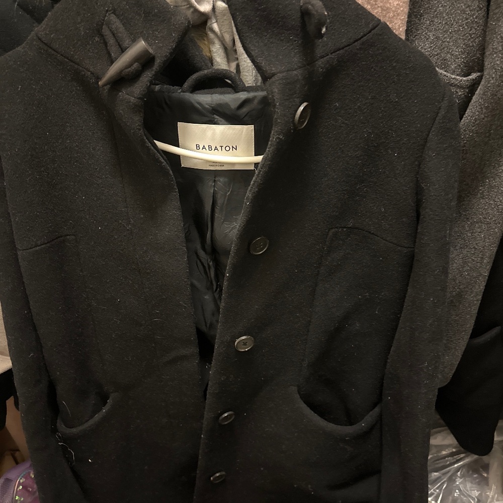 Aritzia peirce black coat